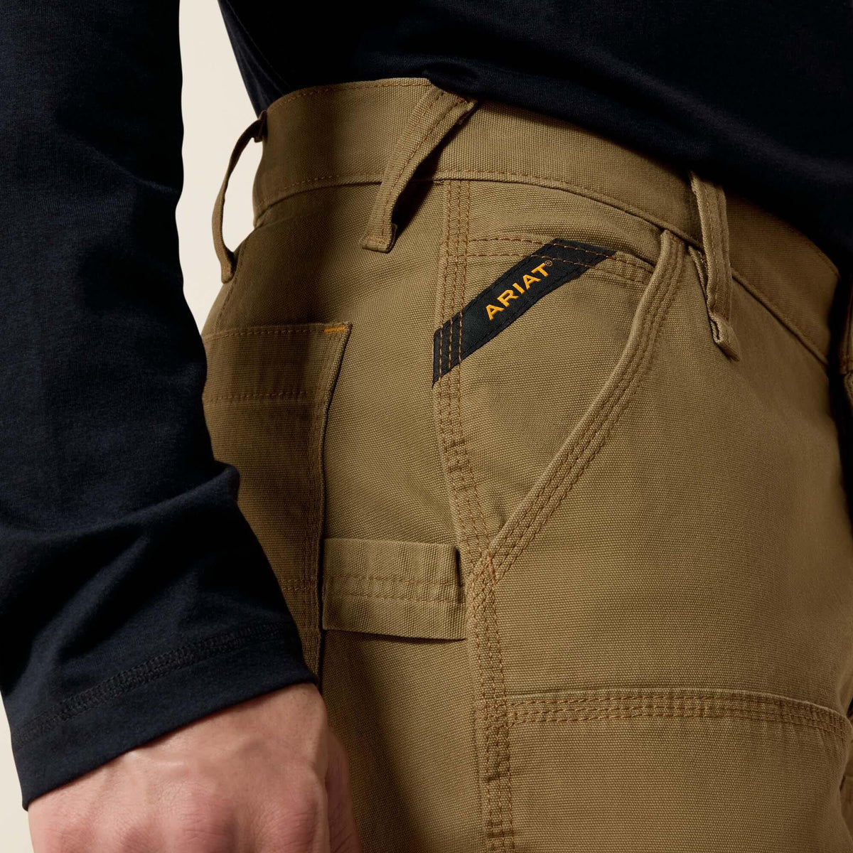 Ariat Essential | Rebar M4 Relaxed DuraStretch Made Tough Double Front Straight Pant
