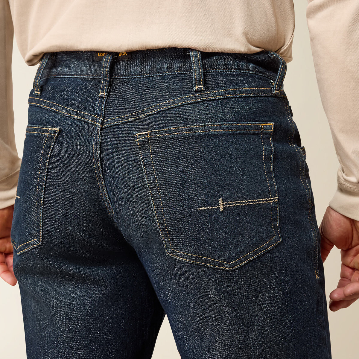 Ariat Quality | Rebar M4 Relaxed DuraStretch Basic Stackable Straight Leg Jean