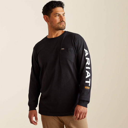 Ariat Customer Favorite | Rebar Cotton Strong Standard Logo Pocket T-Shirt