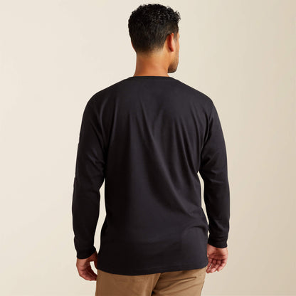 Ariat Customer Favorite | Rebar Cotton Strong Standard Logo Pocket T-Shirt