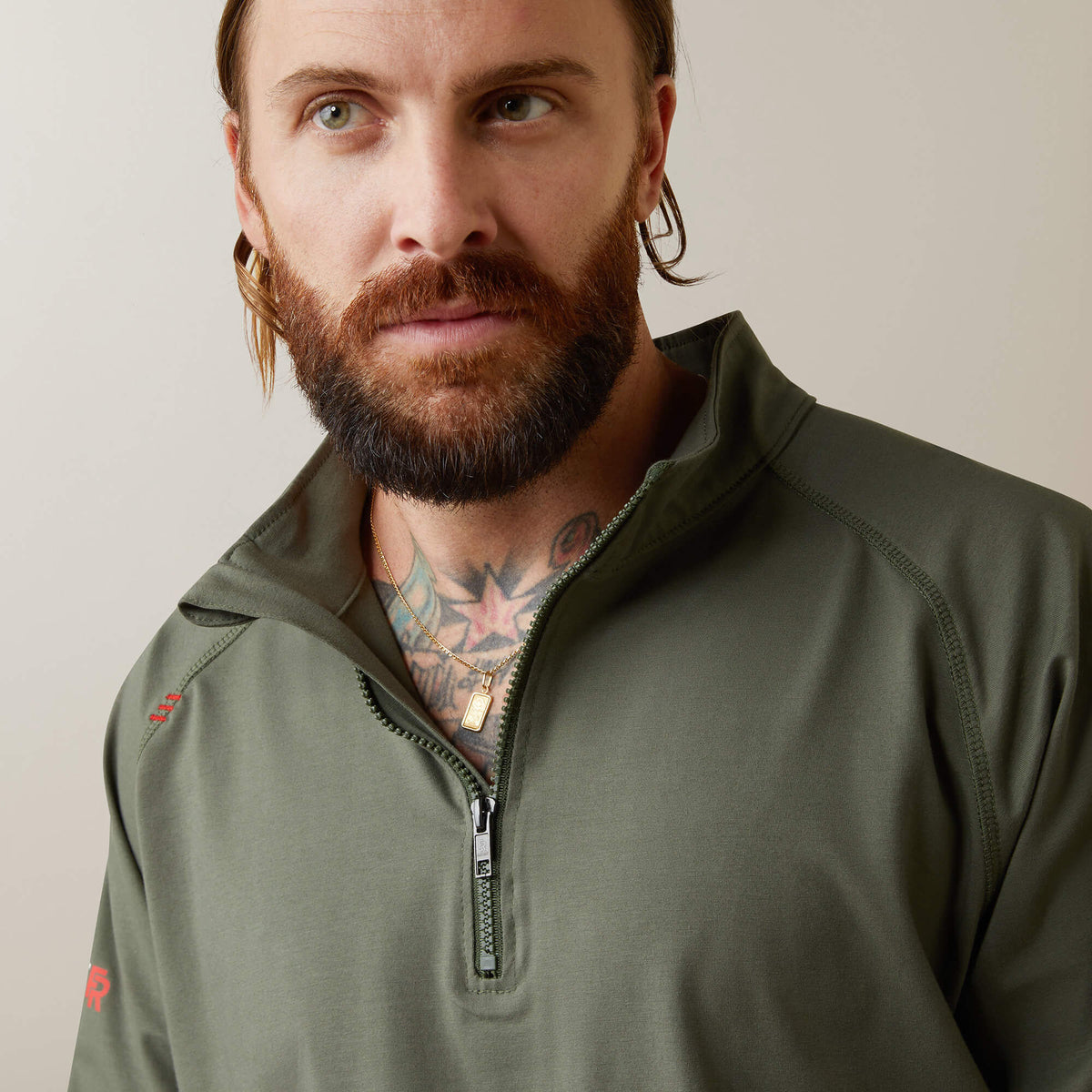 Ariat Everyday | FR Combat Stretch Patriot 1/4 Zip Work Shirt