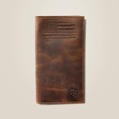 Ariat Smart Buy | Rodeo Wallet Patriot Flag Embroidery