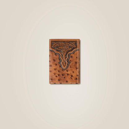 Ariat Customer Favorite | Ostrich Trifold Wallet