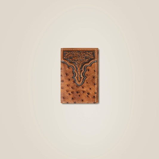 Ariat Customer Favorite | Ostrich Trifold Wallet