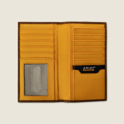 Ariat Exclusive | Thick Stitch Checkbook Wallet