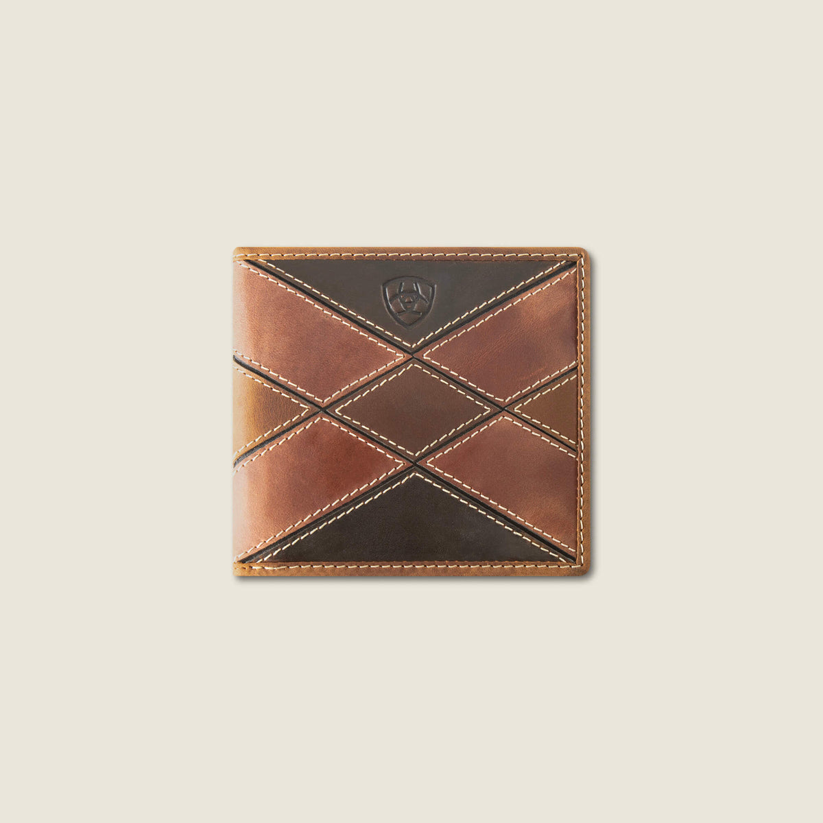 Ariat Customer Favorite | Patchwork Embroidered Logo Large Bifold Wallet