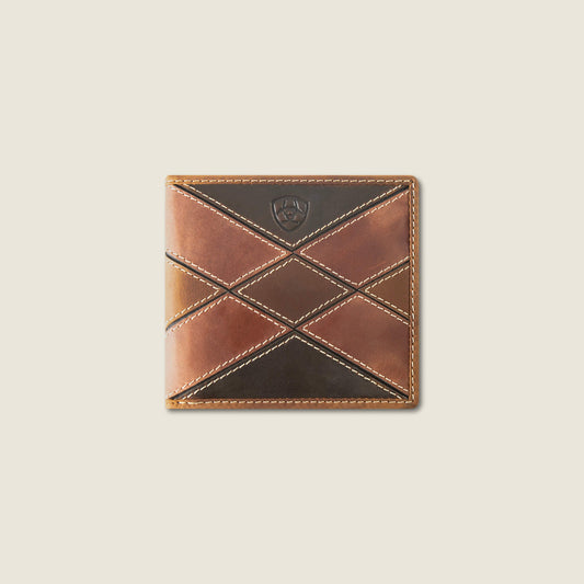 Ariat Customer Favorite | Patchwork Embroidered Logo Large Bifold Wallet