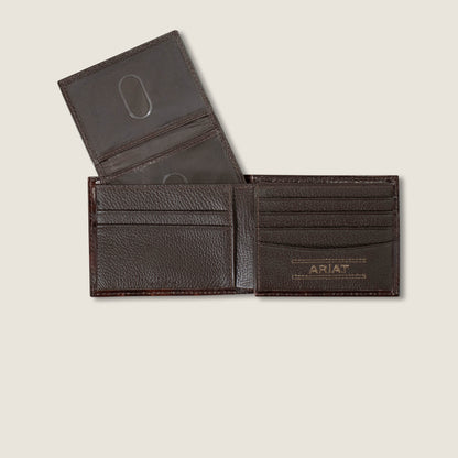 Ariat Recommended | Tooled Feather Bifold Wallet