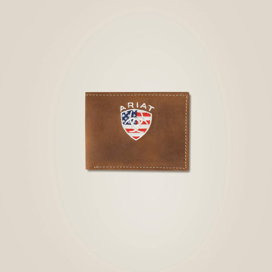 Ariat Deals | Flag Shield Bifold Wallet