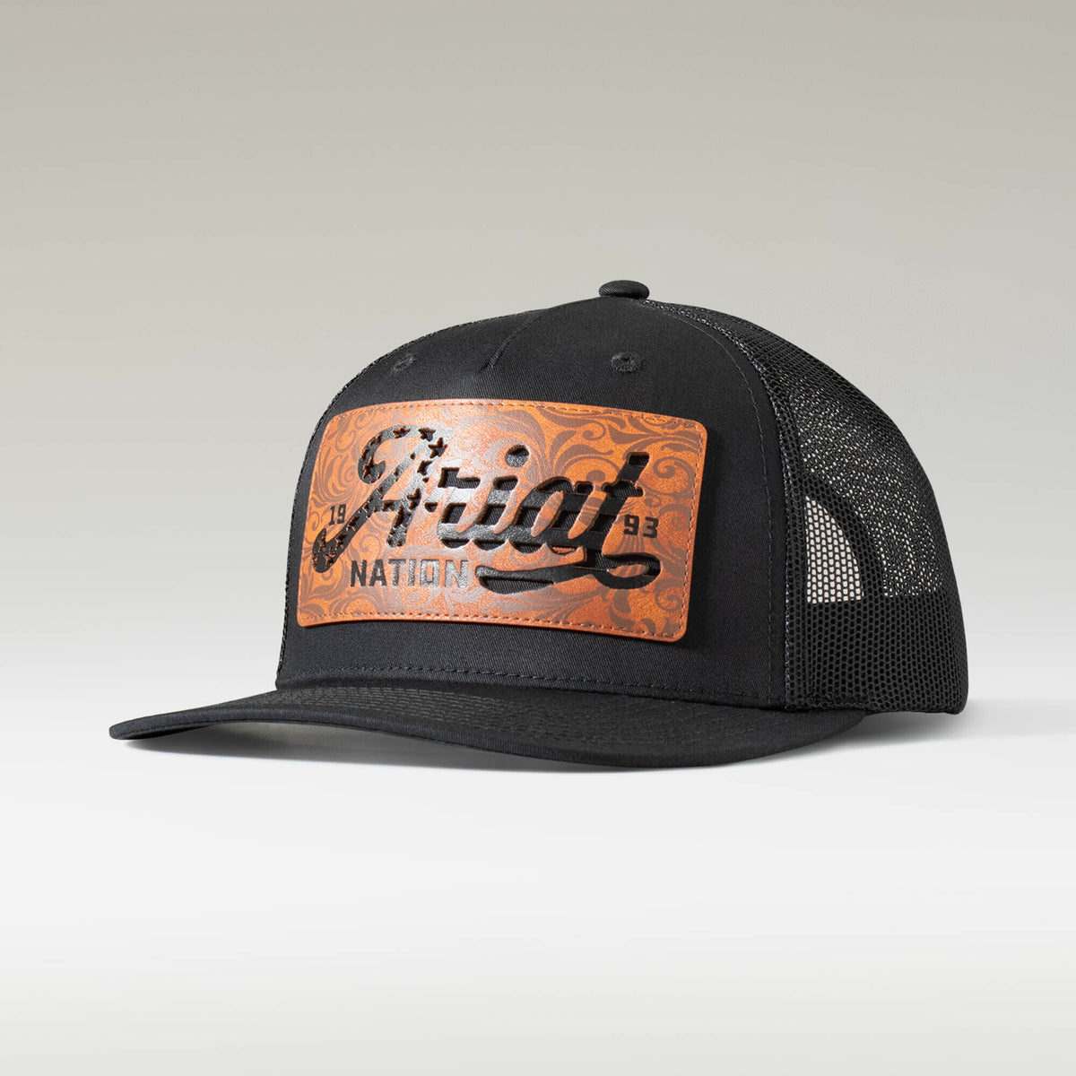 Ariat Recommended | Leather Flag Patch Cap