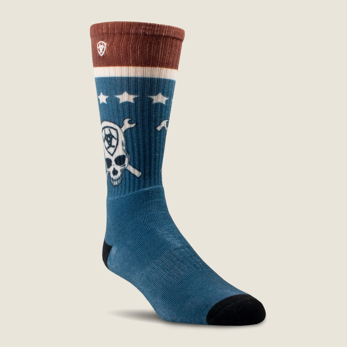 Ariat New | Patriot Graphic Crew Work Sock