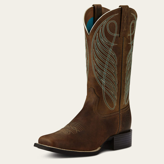 Ariat Signature | Round Up Wide Square Toe Western Boot