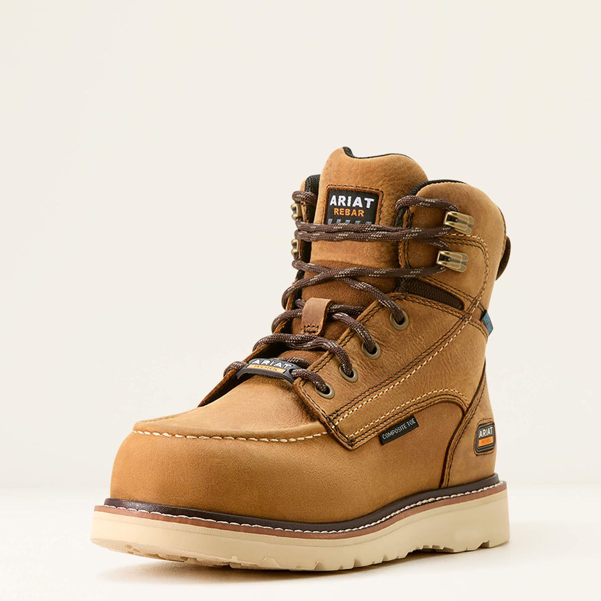 Ariat Sale | Rebar Wedge Moc Toe Waterproof Composite Toe Work Boot