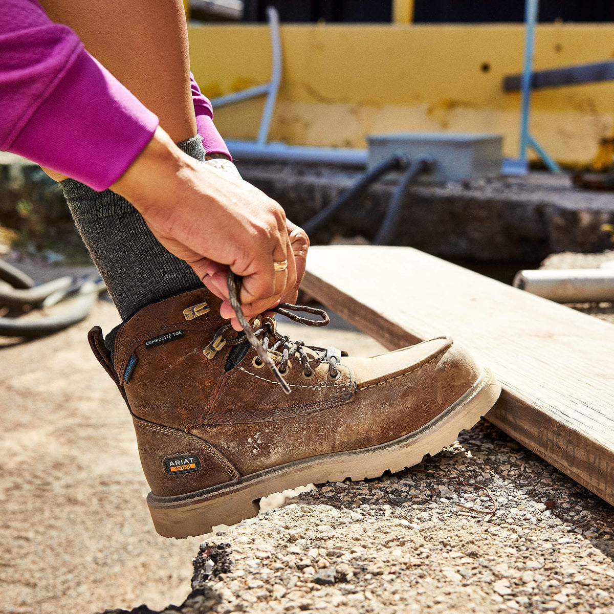 Ariat New | Rebar Lift Waterproof Composite Toe Work Boot