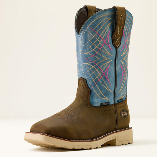 Ariat Hot Sale | Activator Waterproof Wide Square Toe Steel Toe Work Boot