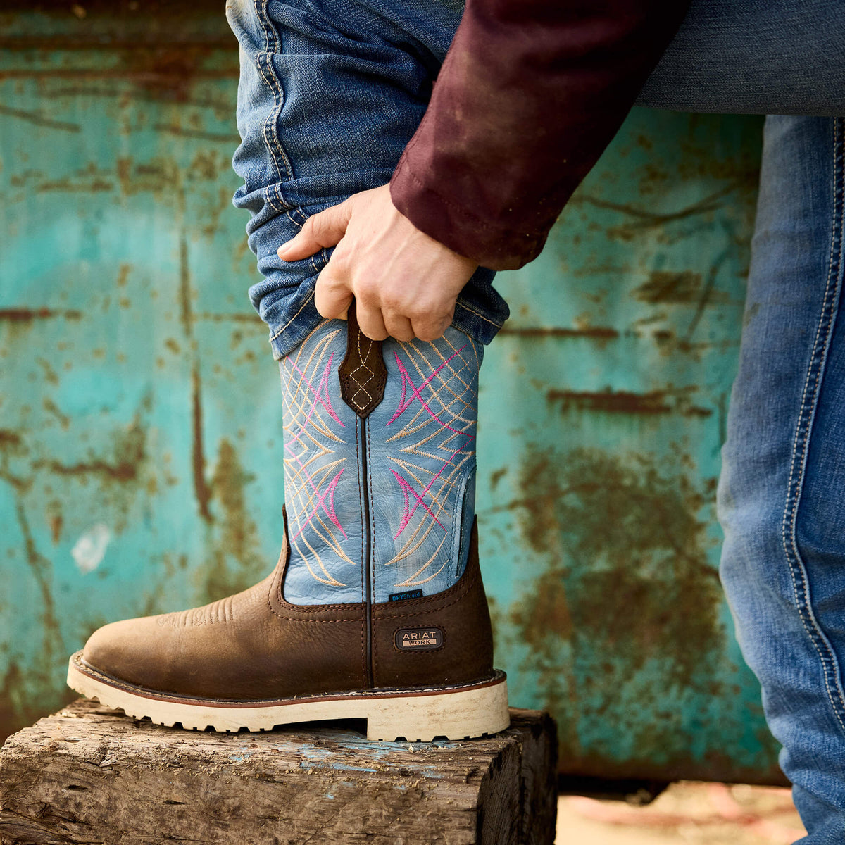 Ariat Featured | Activator Waterproof Wide Square Toe Work Boot