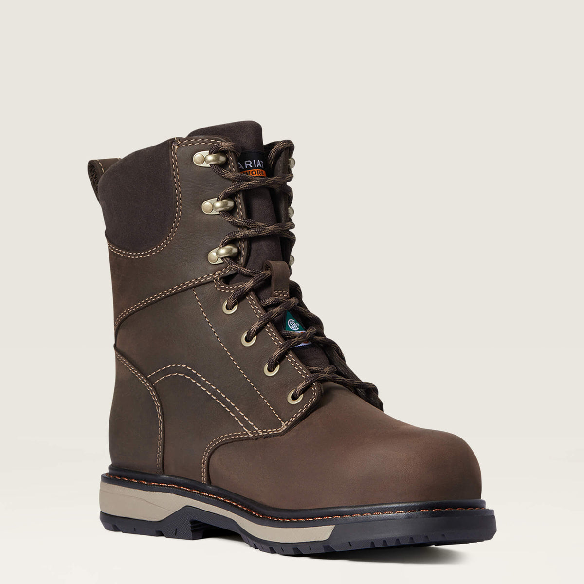 Ariat Recommended | Riveter 8" CSA Glacier Grip Waterproof 400g Composite Toe Work Boot
