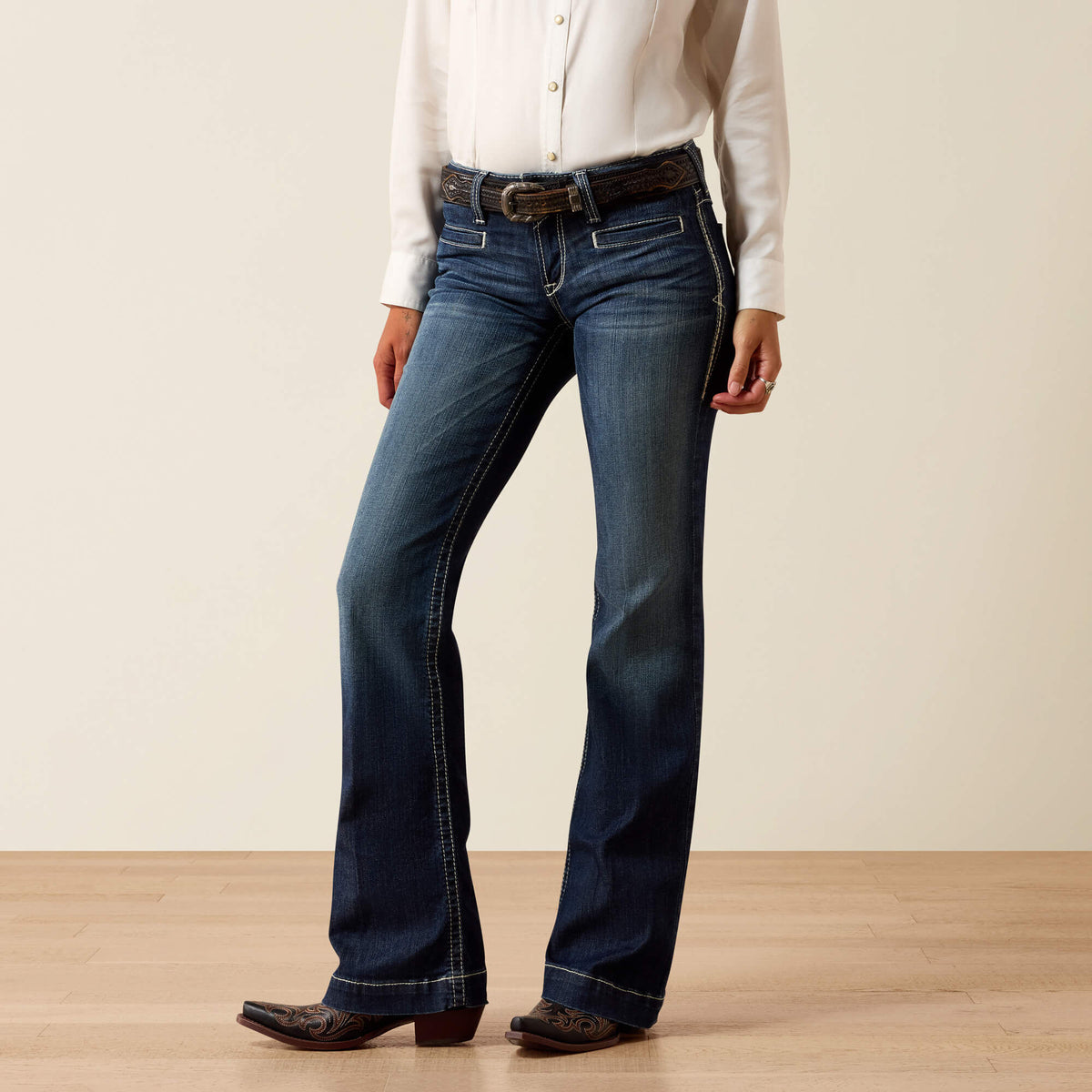 Ariat Featured | Mid Rise Entwined Trouser Jeans