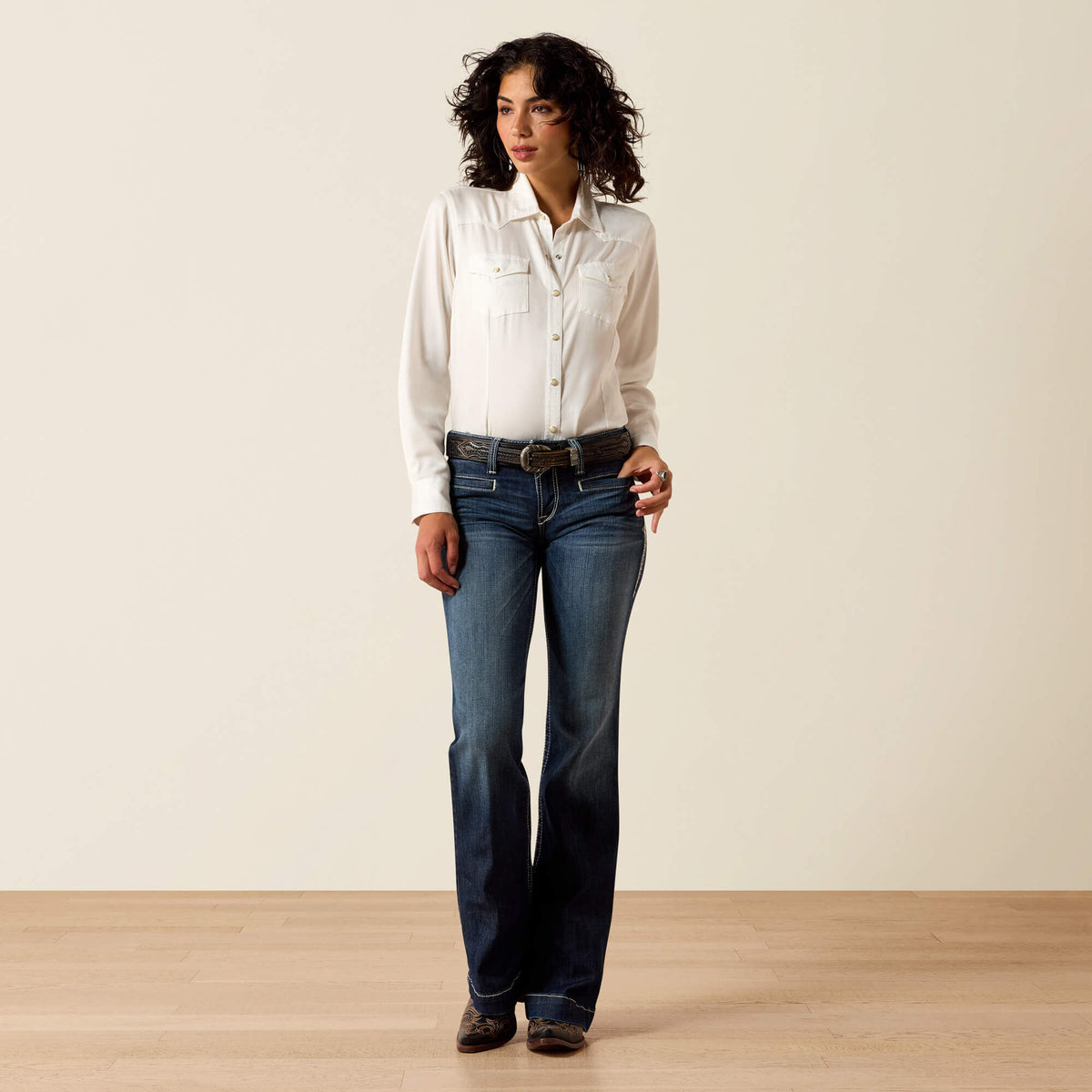 Ariat Featured | Mid Rise Entwined Trouser Jeans