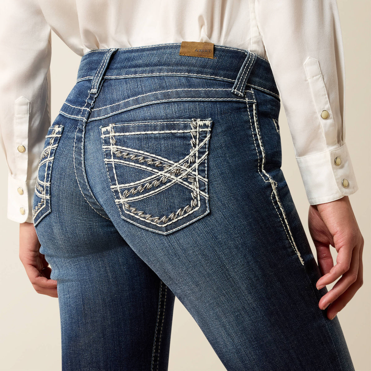 Ariat Featured | Mid Rise Entwined Trouser Jeans