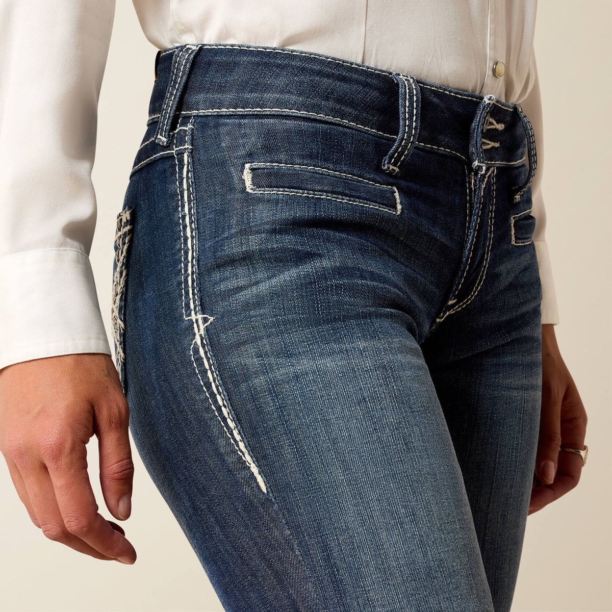 Ariat Featured | Mid Rise Entwined Trouser Jeans