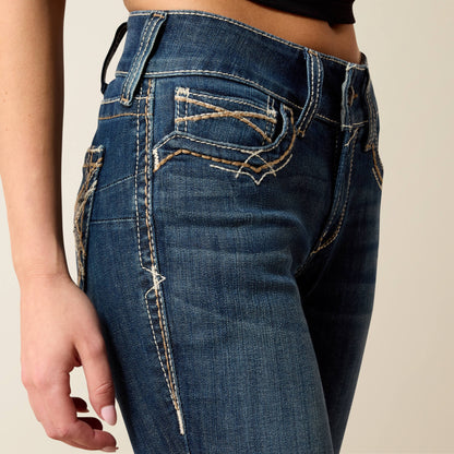 Ariat Customer Favorite | Mid Rise Entwined Festival Boot Cut Jeans