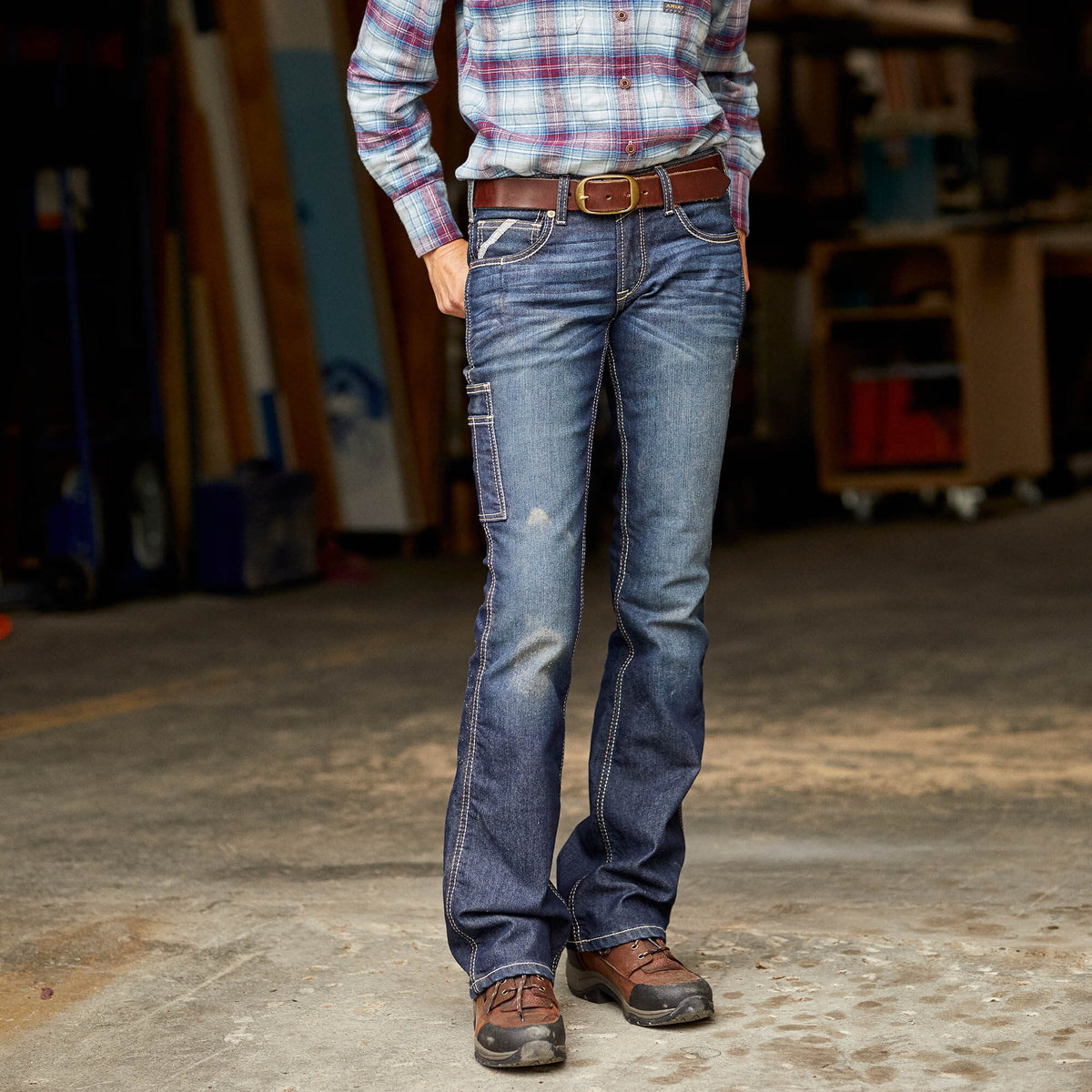 Ariat Value | Rebar MR DuraStretch Riveter Straight Jean