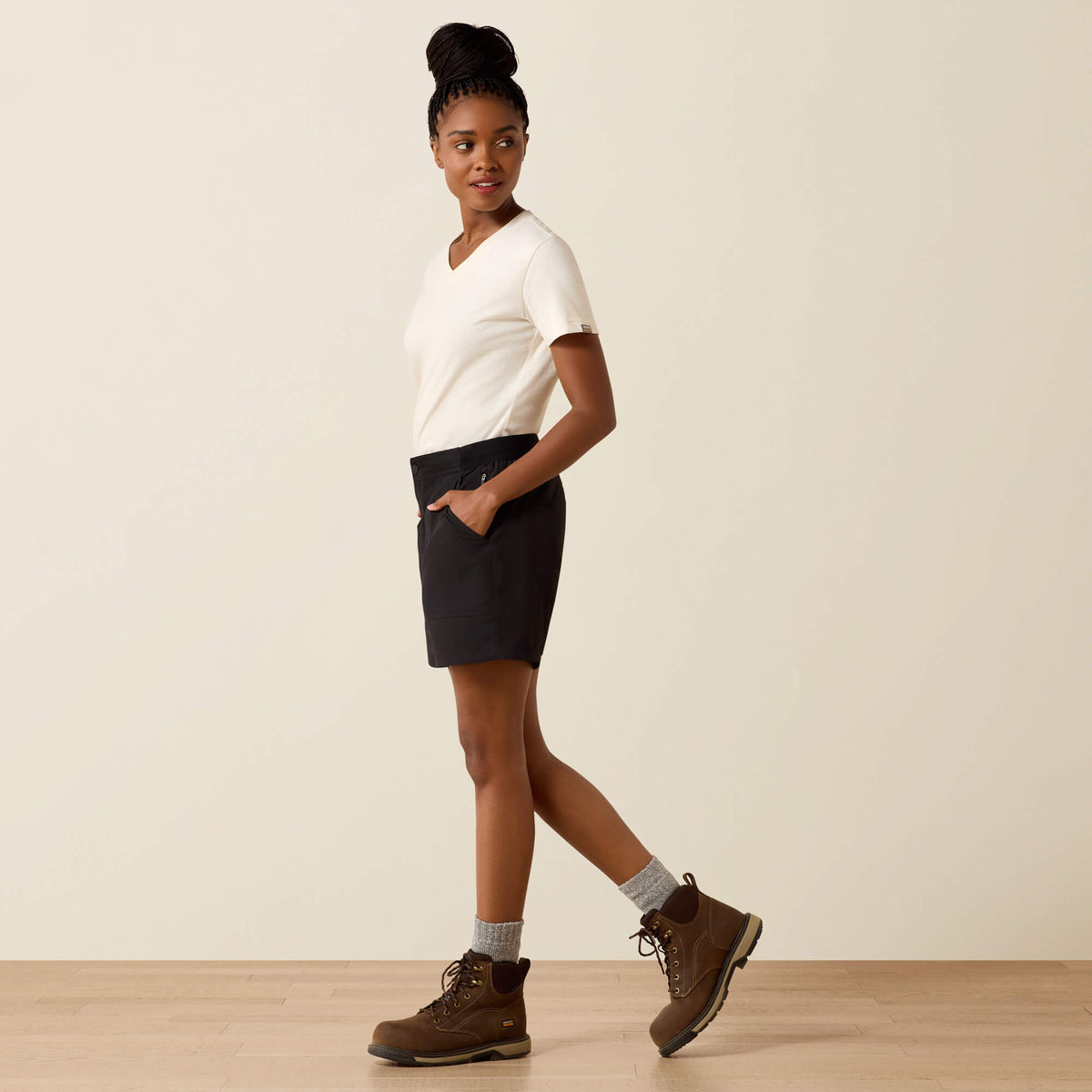 Ariat Top Pick | Rebar Perfect Rise Workflow Ultralight 5" Shorts