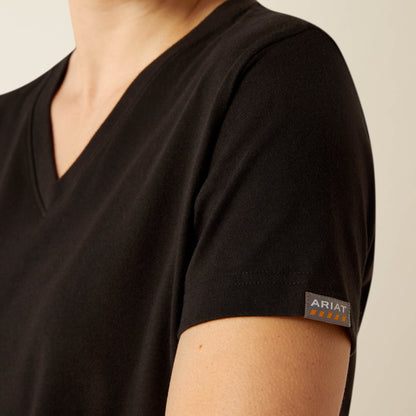Ariat Value | Rebar Cotton Strong Standard V-Neck T-Shirt