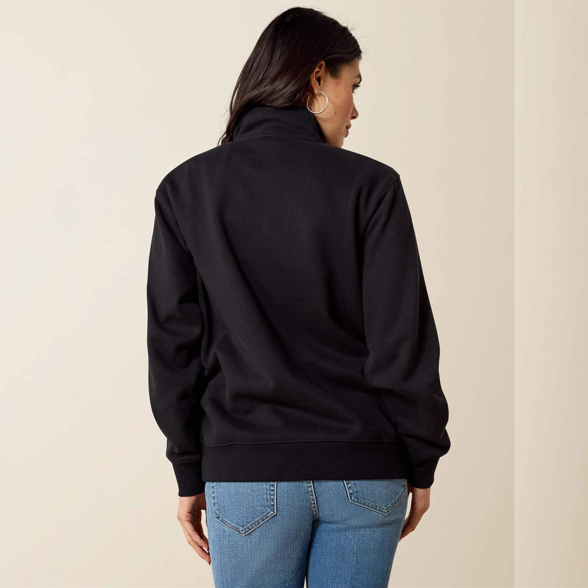 Ariat Great Value | Foundation Logo 1/2 Zip Sweatshirt