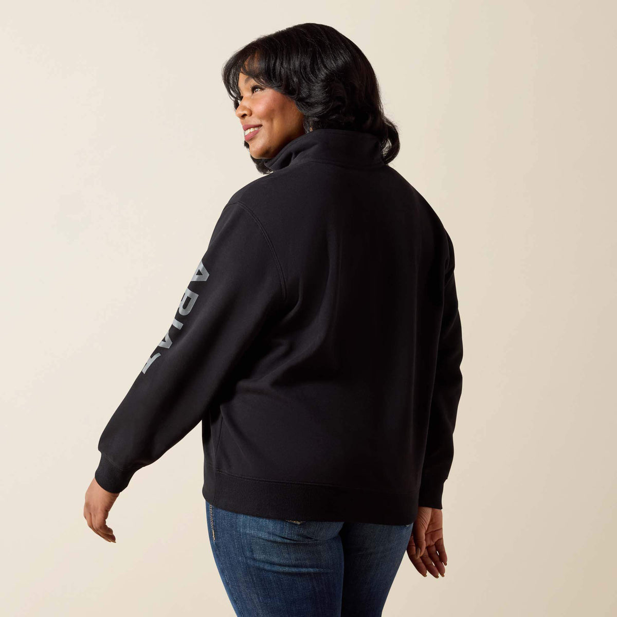 Ariat Great Value | Foundation Logo 1/2 Zip Sweatshirt