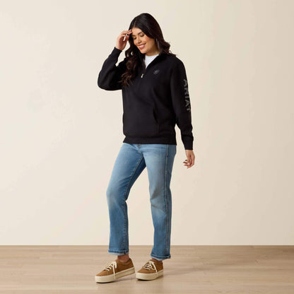 Ariat Great Value | Foundation Logo 1/2 Zip Sweatshirt