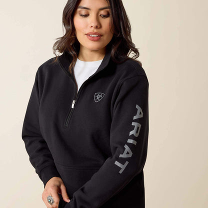 Ariat Great Value | Foundation Logo 1/2 Zip Sweatshirt