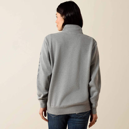 Ariat Featured | Foundation Logo 1/2 Zip Sweatshirt