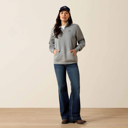 Ariat Featured | Foundation Logo 1/2 Zip Sweatshirt