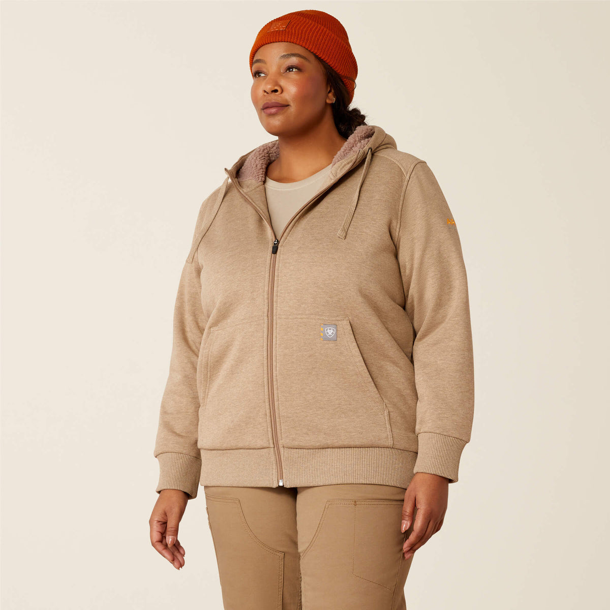 Ariat Premium | Rebar All-Weather Sherpa Full Zip Hoodie