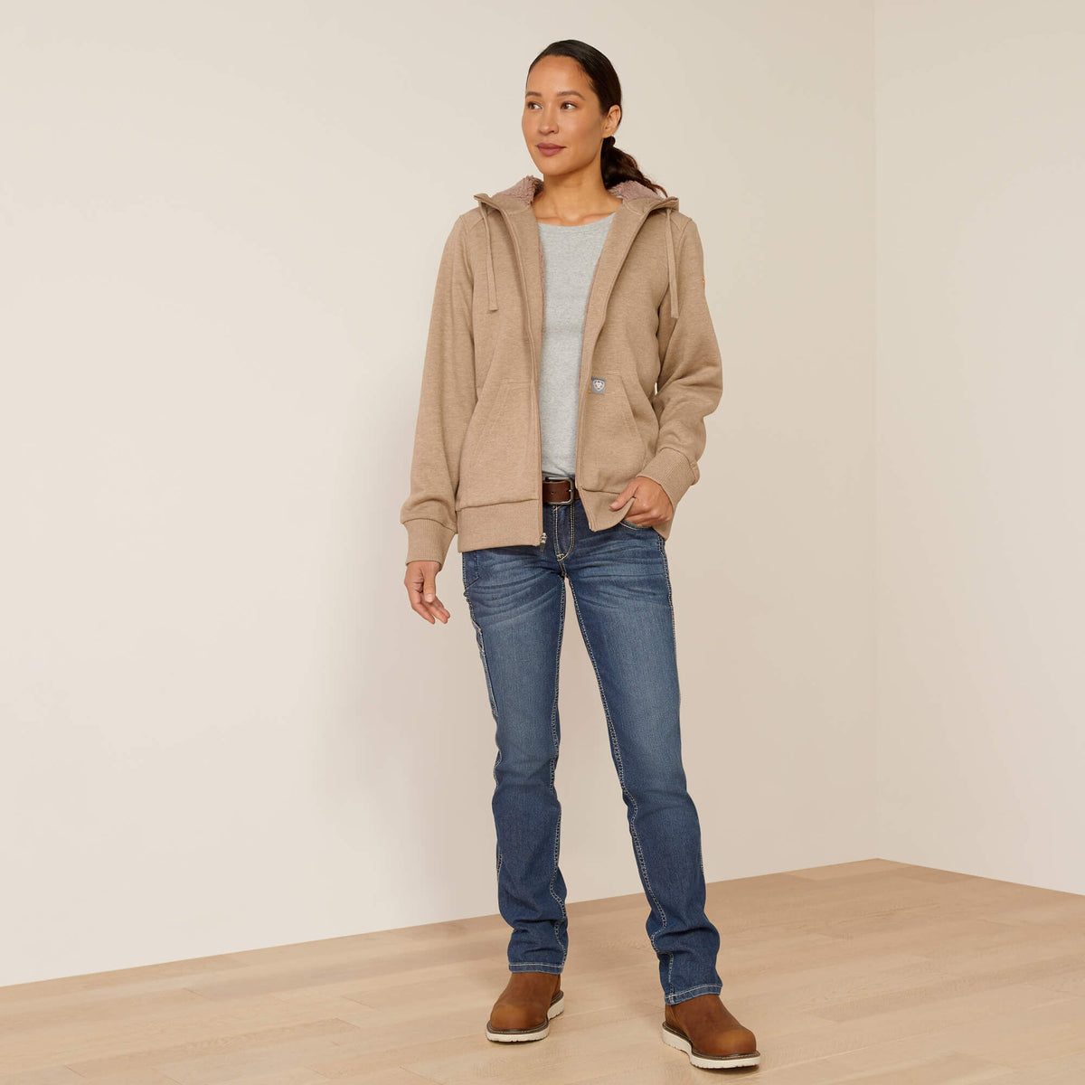 Ariat Premium | Rebar All-Weather Sherpa Full Zip Hoodie