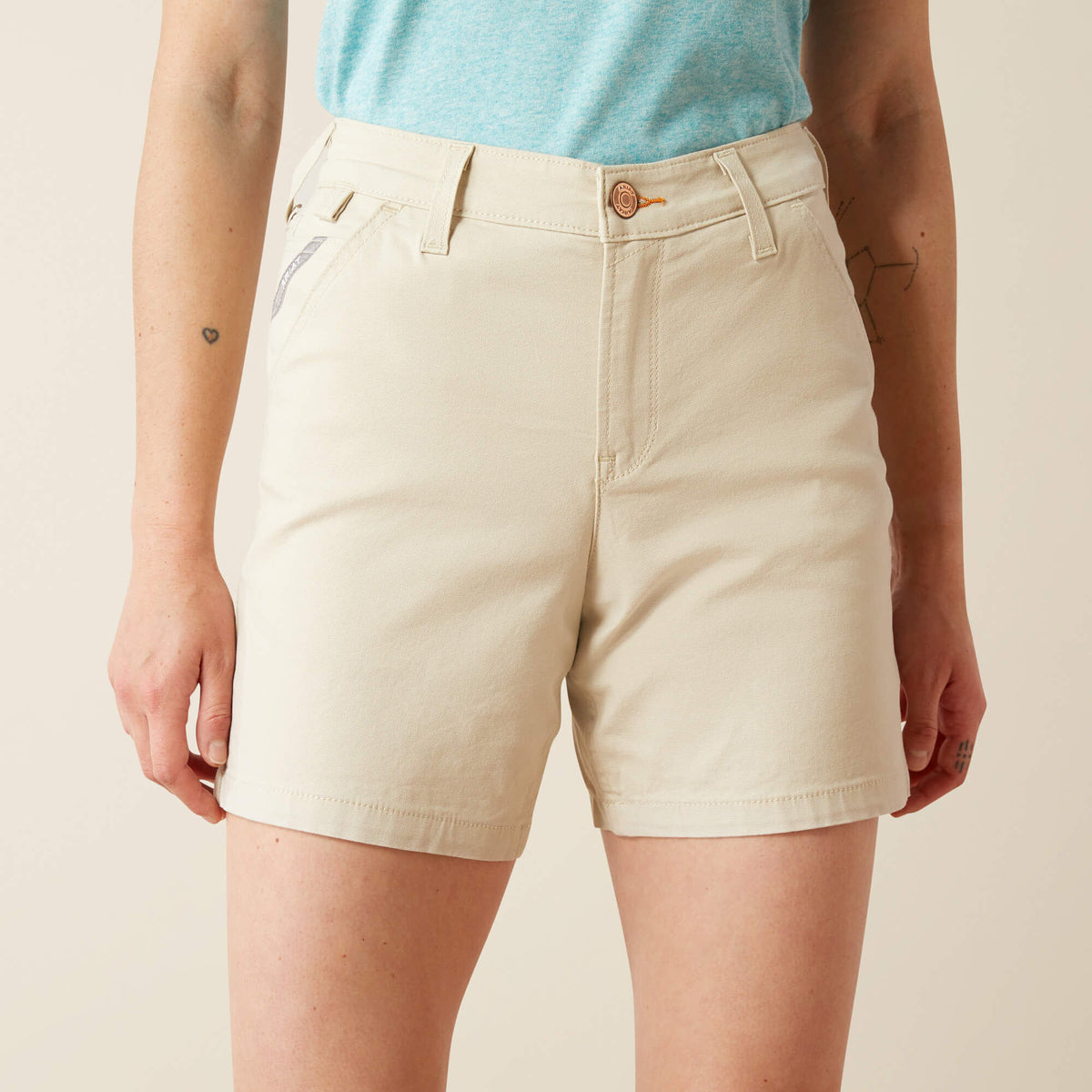 Ariat Popular | Rebar PR Made Tough 6" Short