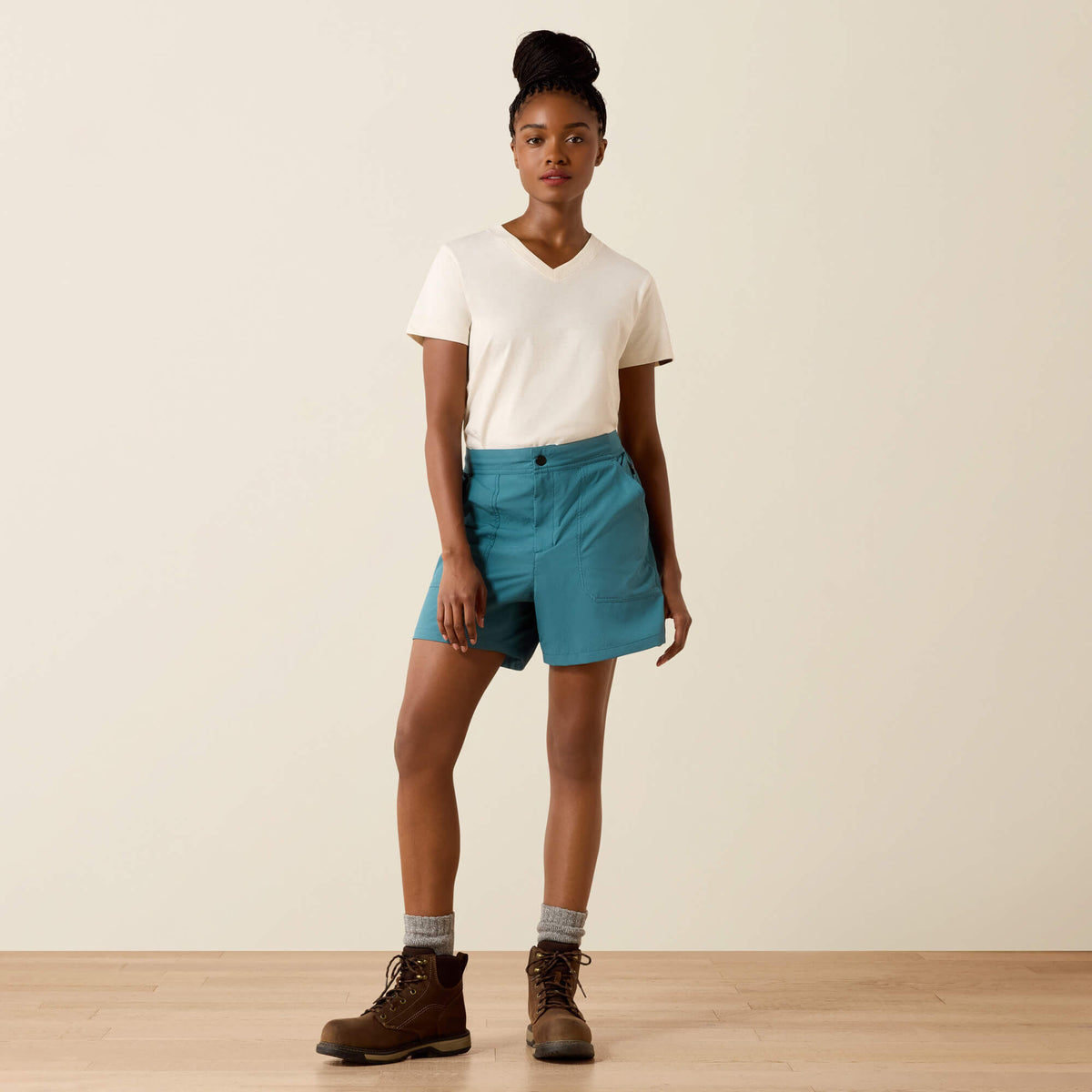 Ariat Sale | Rebar Perfect Rise Workflow Ultralight 5" Shorts