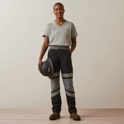 Ariat Quality | Rebar Perfect Rise Hi-Vis Pull-On DuraStretch Slim Leg Pants