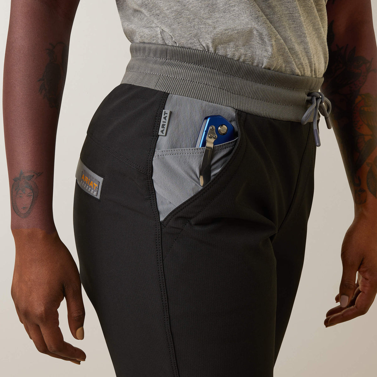 Ariat Quality | Rebar Perfect Rise Hi-Vis Pull-On DuraStretch Slim Leg Pants