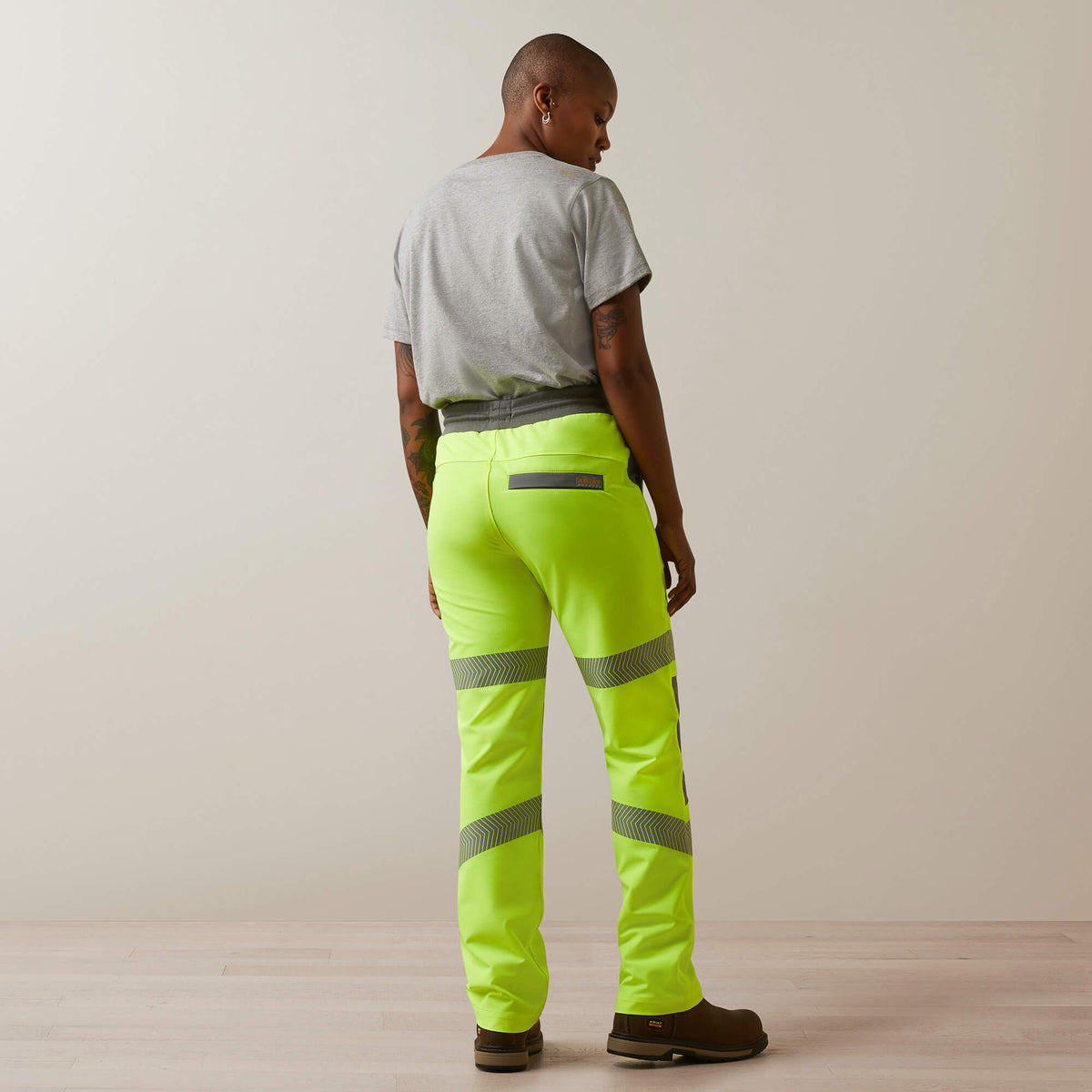 Ariat New | Rebar Perfect Rise Hi-Vis Pull-On DuraStretch Slim Leg Pants
