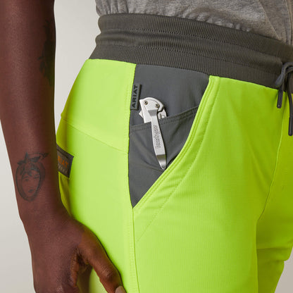 Ariat New | Rebar Perfect Rise Hi-Vis Pull-On DuraStretch Slim Leg Pants