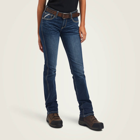 Ariat Hot Sale | Rebar Perfect Rise Riveter DuraStretch Straight Leg Jeans