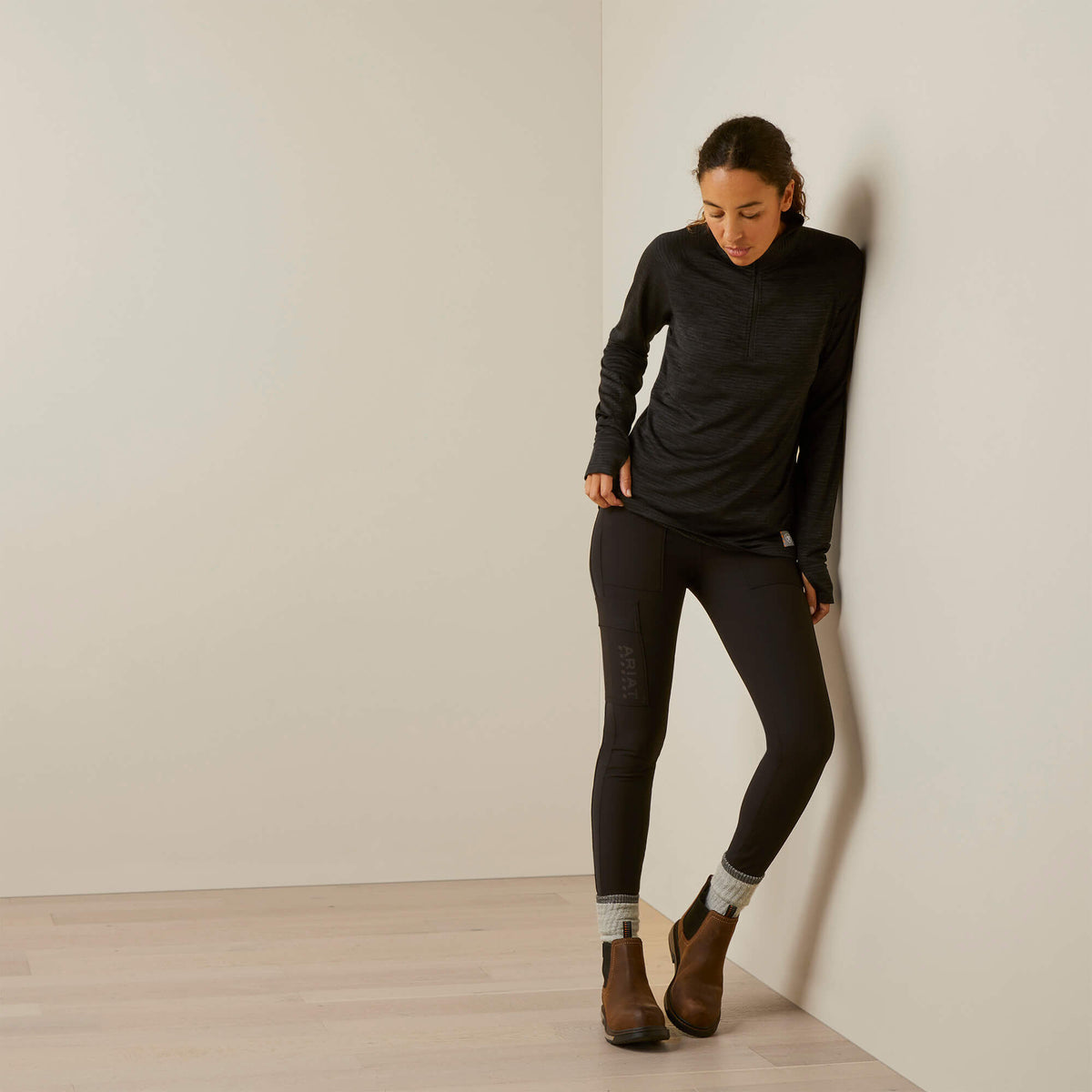 Ariat Great Value | Rebar Gridwork 1/4 Zip Baselayer
