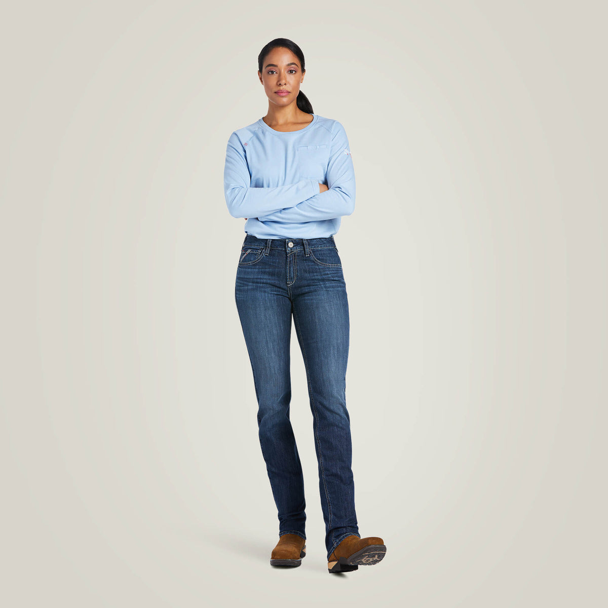 Ariat Customer Favorite | FR Perfect Rise DuraLight Avelynn DuraStretch Slim Leg Jeans