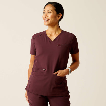 Ariat Best Seller | Clara 6 Pocket Scrub Top