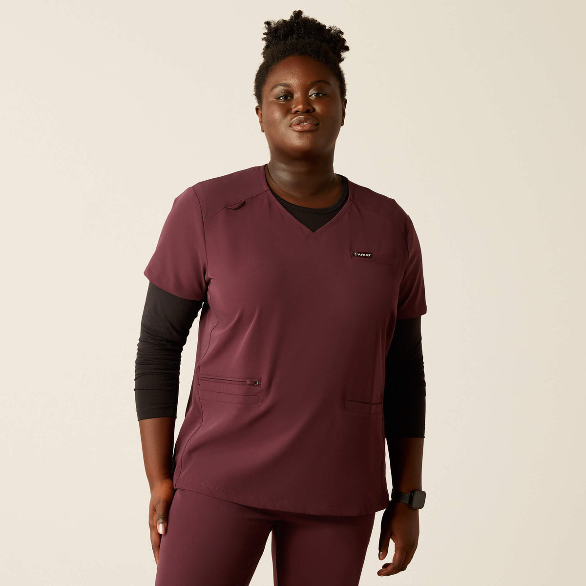 Ariat Best Seller | Clara 6 Pocket Scrub Top