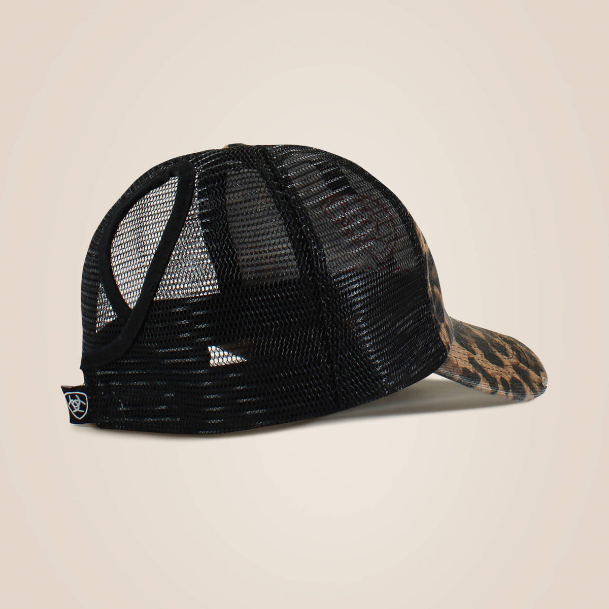 Ariat Deals | Embossed logo cheetah print cap