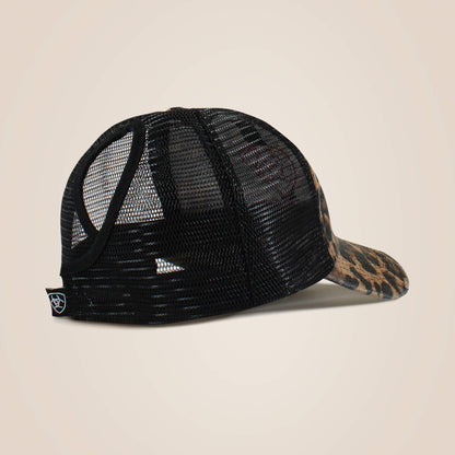 Ariat Deals | Embossed logo cheetah print cap